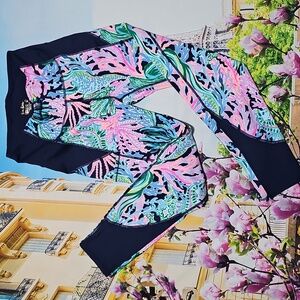 Lilly‎ Pulitzer Luxletic Colorful Capri Leggings Size Small